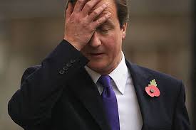 Britský premiér David Cameron chcel referendom riešiť vnútrostranícke problémy. Prerátal sa. FOTO: SITA/AP
